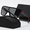Klasik Erkek Güneş Gözlüğü Tasarımcı Kare Çerçeve PC Siyah Mavi Erkek Spor Gözleri UV Göz Koruması Açık Mekan Plaj Gözlükleri