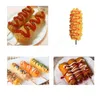 Food Processing Equipment Commercial 21L Large Capacity Gas Cheese Hot Dogs Sticks Fryer Sausage Cheese Snacks Food Machine