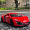 1 إلى 32 Lykan Hypersport سبيكة نموذج سيارة رياضية دييكاست لعبة المركبات المعدنية SuperCar نموذج محاكاة جمع الأطفال لعبة هدية 220525