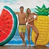 Inflatable Swimming Ring Giant Rainbow Pizza Banana Pool Lounge Adult Pool Float Mattres Life Buoy Raft Swimming Water Pool Toys I0323