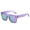 Sunglasses Retro Square Frame Women Glasses Female Big Shades UV400