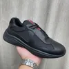 Scarpe da corsa sportive da uomo Cup SNEAKER Sneakers firmate Scarpe da ginnastica piatte in pelle verniciata Scarpe casual in nylon con lacci in rete nera blu Scarpa da esterno Design di lusso