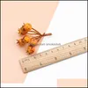 Decorative Flowers Wreaths Festive Party Supplies Home Garden Artificial Fruits Christmas Decoration For Wedding Scrapbook Pe Cherry Diy G