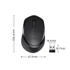 M330 trådlösa möss Silent Mouse med 24 GHz USB 1000DPI Optisk mus för kontorshem med hjälp av PCLAPTOP Gamer201E293H3732336