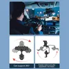 Car 360° Rearview Mirror Mobile Phone Holder Universal Auto GPS Navigation Bracket Adjustable Stands Hanging Cellphone Bracket3910537