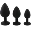 3 Größen Weiche Silikon Butt Plug Anal Unisexy sexy Stopper Erwachsene Spielzeug Stimulator Dildo für Männer Frauen Trainer Paare