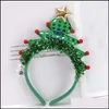 Мигающие волосы аксессуары инструментов продукты adt kids светодиодные мигание повязка на голову для рождественской елки праздничная вечеринка AC AC AC