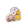 3 Pcs Nieuwe Kinderen Leuke Garen Bal Stof Boog Rubberen Band Haar Touw Koreaanse Zoete Meisje Prinses Bloem kleine Haar Klauwen Hoofddeksels