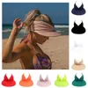 Visier Strandwege Gute faltbare farbige Frauen Cap Sunscreen Sun Hut Anti-UV für Outdoorvisors