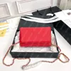 Torebka designerska kobiety Crossbody Torby Luksusowe torby na ramię Flap Woc Woc Mini torebka Kawior Klasyczny Cross Body Messenger Windelope Torka na łańcuchu