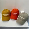 2022 판매 디자이너 공 모자 야구 모자 남자 여자 모자 Casquette 거리 패션 장착 앞 편지 태양 스포츠 모자 조정 가능한 고품질