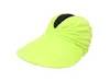 Frauen Breite Krempe Hut Sommer Outdoor Open Top Weibliche Sonnenschutz Visier Hut Strand Reise Meer Hohl Kappe 220617