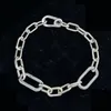 Jag länk kedja armband kedja smycken 925 sterling silver armband kvinnor charm pärlor uppsättningar för pandora med logo ale armband födelsedagspresent 599662c00