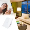 EU WIFI Smart Switch Single Fire Touch Switches Neutral Fire 100-240V Ondersteuning Power-off Memory Alexa Tuya App Google Home.