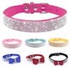 Colliers pour chiens Laisses PipiFren Petits Chiens Chats Strass Arc Pour Chiot Accessoires Pour Animaux Chihuahua Collier Fournitures Personnalisé Chien Colli