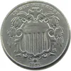 コピー1871-1879装飾ニッケル5セントコインホーム装飾シールドUSアクセサリーTWSPQ