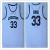 Xflsp 33 Patrick Ewing Georgetown Hoyas College Basketball Jerseys Embroidery Stitched Men's Retro mens jerseys