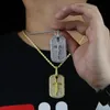 Kedjor kors Jesus charm hänge halsband hiphop is ut bling 5a kubik zirkonium punk coola män pojke mode rep kedja juvelrychains