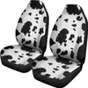 Car Seat Covers Cow Farmer (Set Of 2) Universal Front And Suv Custom Protector Accessory