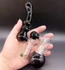 Black Handmade Smoke Pipes Glass Oil burner Pipe water bongs Mini Smoking accessory Cigarette dry herb IN STOCK