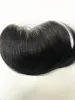 100% mänskligt hårstycke v Loop Front Hairline Po Onep Toupee Super Thin Skin Pu Frontal Hairlines For Mens Toupees Hair Patch Pieces Fast Express Delivery