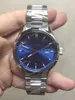 Regarder Quartz Electronic Sports Men039s Montres 42 mm Black Dial Fashion Blue Watch1597566