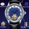 Wristwatches Manual Tourbillon Mechanical Watch For Men Sapphire Skeleton Movement Mens Watches Luxury Male Clock WaterproofWristwatches