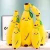 35 70 cm amusant créatif dessin animé banane en peluche doux oreiller en peluche canapé coussin bébé mignon poupée enfants fruits jouets gif 220531