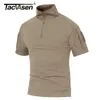 Tacvasen Men Summer T Dorts Airsoft Army Tactical T Shirt Shirt Shirt Sleeve Militar