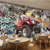 HD 3D Wallpaper Mural car 3D Photo Wallpapers For Living Room Bedroom TV Background Decor Painting Waterproof Wall Paper