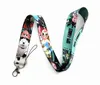 Cell Phone Straps & Charms 10pcs cartoon SPY FAMILY Strap Keys Mobile Lanyard ID Badge Holder Rope Anime Keychain for boy girl wholesale #52