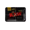 Ontwerp Raw Rolling Tray Metal Sigaret Roaging Tobacco Plate 180x125x15mm Handroller Roll -hoes voor Foller Tabakslijper