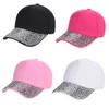 Ball Caps PUSEKY 2022 Men Women Handmade Rhinestone Beads Hats Solid Baseball Cap Luxury Hat Woman Girl Beauty Casual Whole 8595625