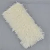 Cobertores Swadling Born Po Prop Faux Fur Blanket 50 50cm Soft aconchegante cenário de cenário de cesto de preenchimento de tape