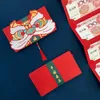 Geschenkomschakelbare Chinese rode enveloppen 2022 Jaar van de Tiger Lucky Money Packets 6/10 Card Slot Packet Envelopegift