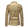 남성 블레이저 남성 봄 가을 순수한 면화 솔리드 캐주얼 블레이저 남성 의류 겉옷 정장 재킷 코트 M-4XL BSZ3 220409