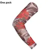 Calentador de brazo Unisex de secado rápido al aire libre sin costuras falso correr brazo manga protección solar piel protectora Nylon tatuaje mangas cubierta medias