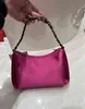 Aw Spring Summer Marquess Fluorescent Satin Handbag Dumpling Bag Wandering Underarm Bag Girl 220614