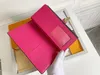 Designer Wallet M58288 Top Real Leather Wallet For Women Zipper Long Card Holders Coin Purses Woman Shows Exotic Clutch Wallets Wi290E