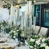 decoration New Wholesale Acrylic Crystal Wedding Table Centerpiece Chandelier center pieces for decoration imake0045