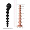 nxy anal Toys long plug with Suction Cup Butt anus Backyard Masturbation Adult Sex for woman man prostate massager 220506