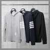 Fashion Brand Stripe Hooded Clothing Cotton Jacket Men Women Sweatshirts Hoodies pullovers Casual Sportswear Coat