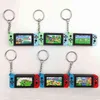 5pcs Switch Game Machine Keychians Animal Portachiavi Moda Infanzia Memory Cute Bag Pendant Boy Men Portachiavi G220421