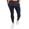 Herrbyxor Sport Slim Running Fitness Straight Elastic Trousers Men Herr Fashion Streetwear Harem Pantsmen's Drak22