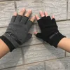 Armia Wojskowa taktyczna rękawiczka na pół palca Winter Warm Mężczyzn Kobiety Sport Fitness Fitness Rękawiczki Siły specjalne B50 220624