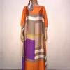 African Dresses for women popular satin silk summer women dress Italian style Kaftan Silk dresses Muslim women long dresses T200713