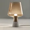 Lampes de table lampe de bureau nordique ciment créatif Led pour chambre salon chevet décoration E14/E27 lampes modernes Table