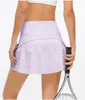 Damenröcke Yoga Sport Tennis Kurzer Leggingsrock Laufgeschwindigkeit Trocken Fitnessshorts Damen Outdoor Anti-Glanz Atmungsaktiver Faltenrock DK04