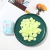 100 Stück/Box Blütenblatt Papierblatt Schaumweg Duft Bad Handwäsche Mini Blume Einweg tragbarer Händedesinfektionsmittel