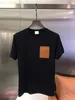 22ss Designer Tide T-shirts Bröstbrev Laminerat tryck Kortärmad High Street Lös Oversize Casual T-shirt 100 % ren bomull Toppar för män och kvinnor